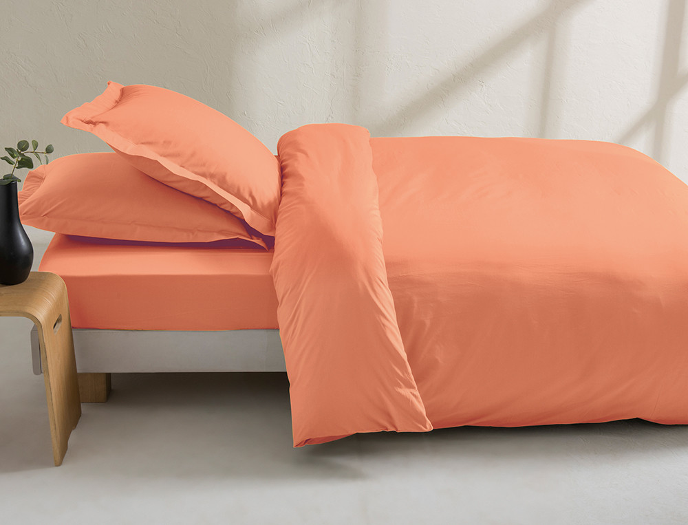 Linge de lit Percale coton peigné