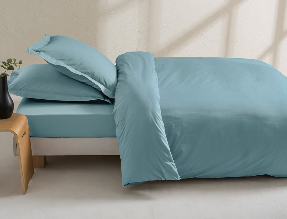 Linge de lit Percale coton peigné