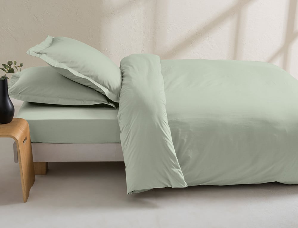 Linge de lit Percale coton peigné