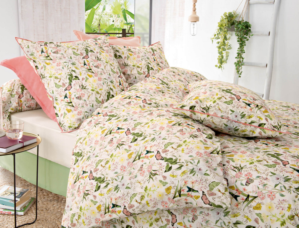 Drap housse percale ivoire bonnet 35 cm Souffle d'été