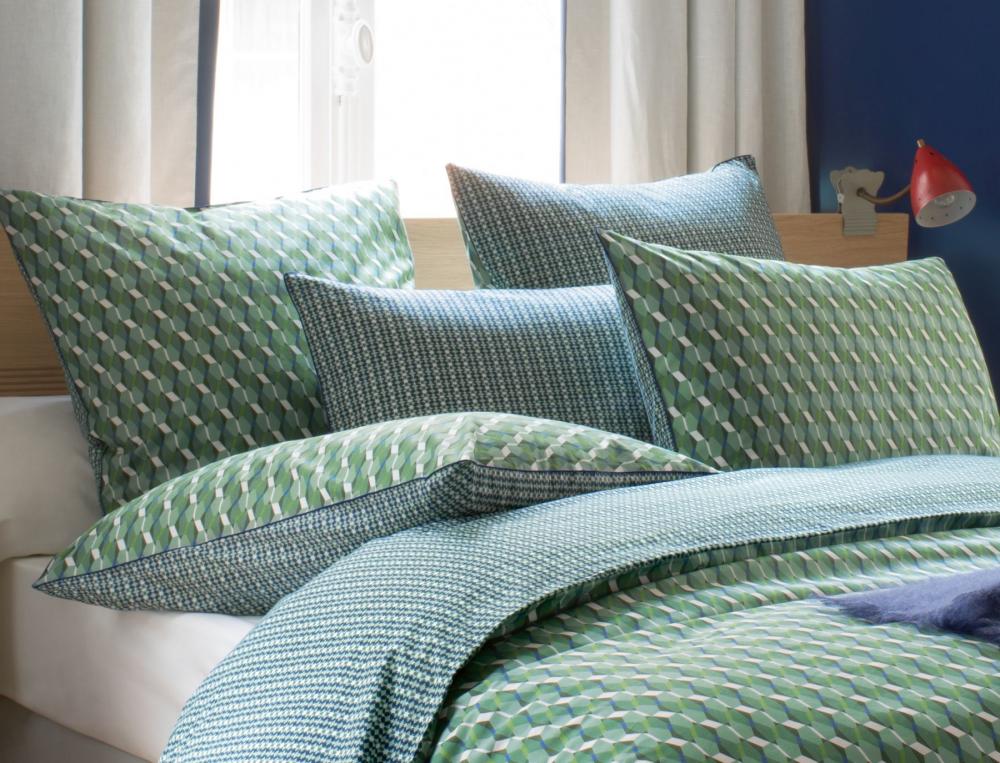 Linge de lit imprimé Terre de Jade