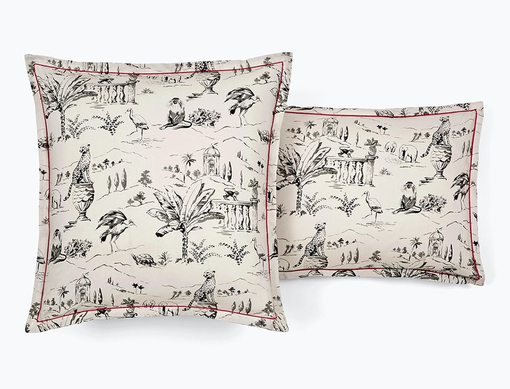 Linge de lit percale 100% coton Toile d'Ailleurs