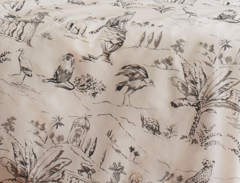 Linge de lit percale 100% coton Toile d'Ailleurs