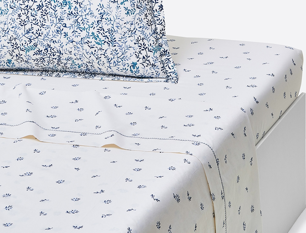 Linge de lit percale 100% coton Un brin de poésie