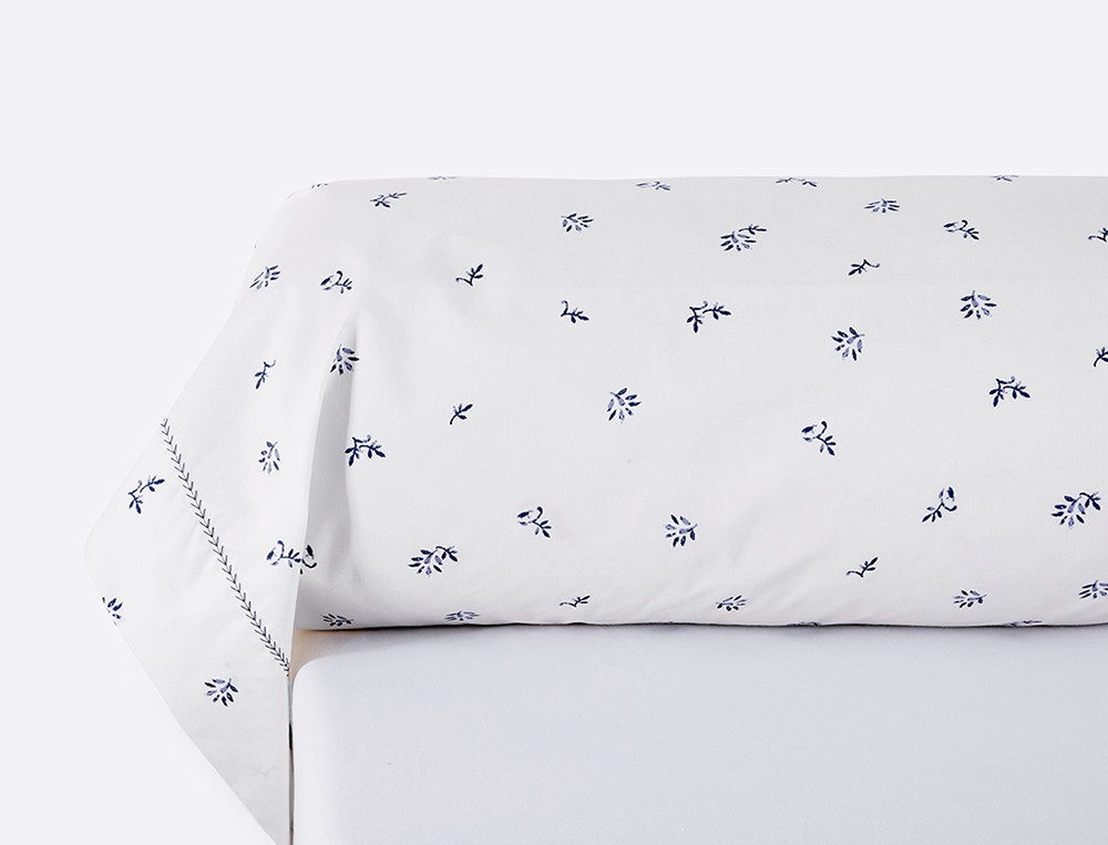 Linge de lit percale 100% coton Un brin de poésie