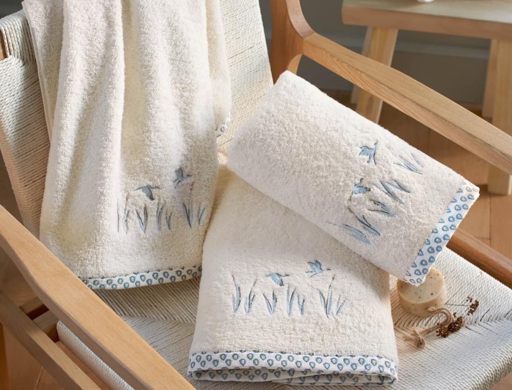 Linge de bain brodé Bocages