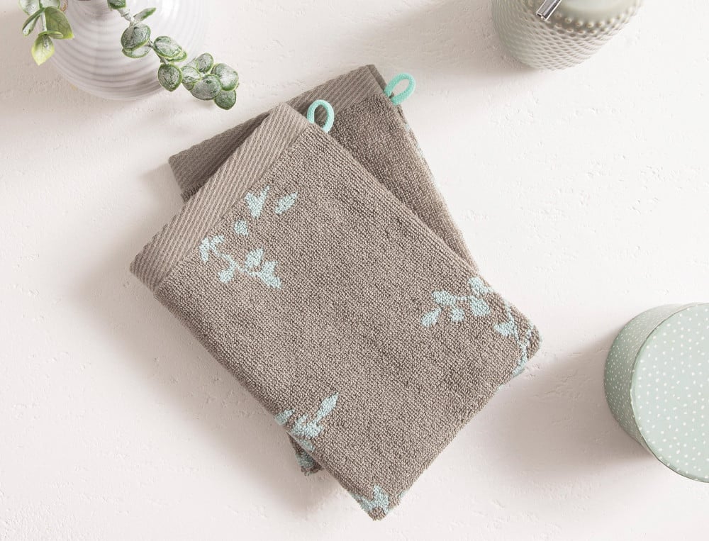 Drap de bain Dans les nuages jacquard