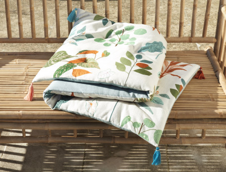 Matelas imprimé fond ivoire Dolce vita