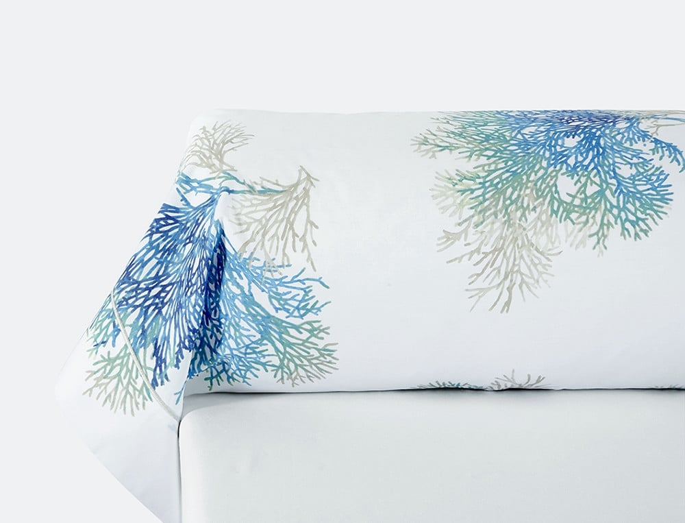 Linge de lit Mer du Sud percale 100% coton