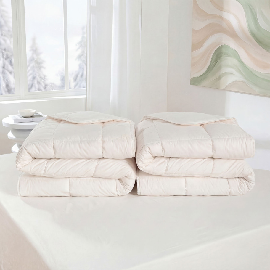 Pack 2 couettes chaudes Confort Coton