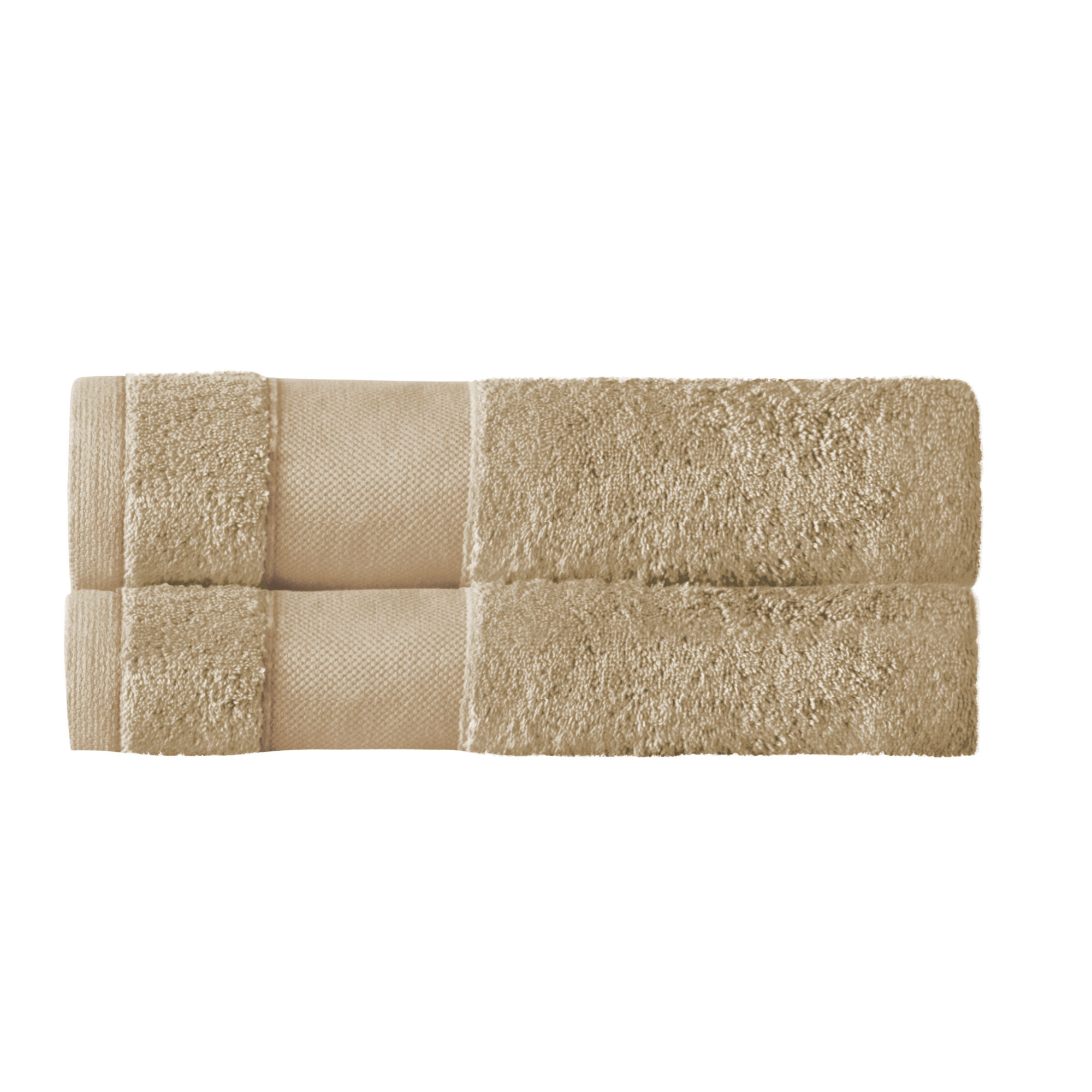 Lot 2 draps de bain unis 100% coton 600g/m2 Parenthèse