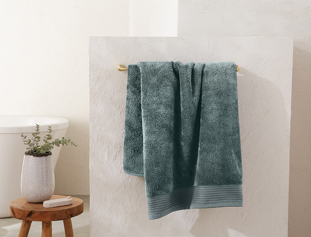 2 draps de bain, 100% coton 700g/m2 Riviera