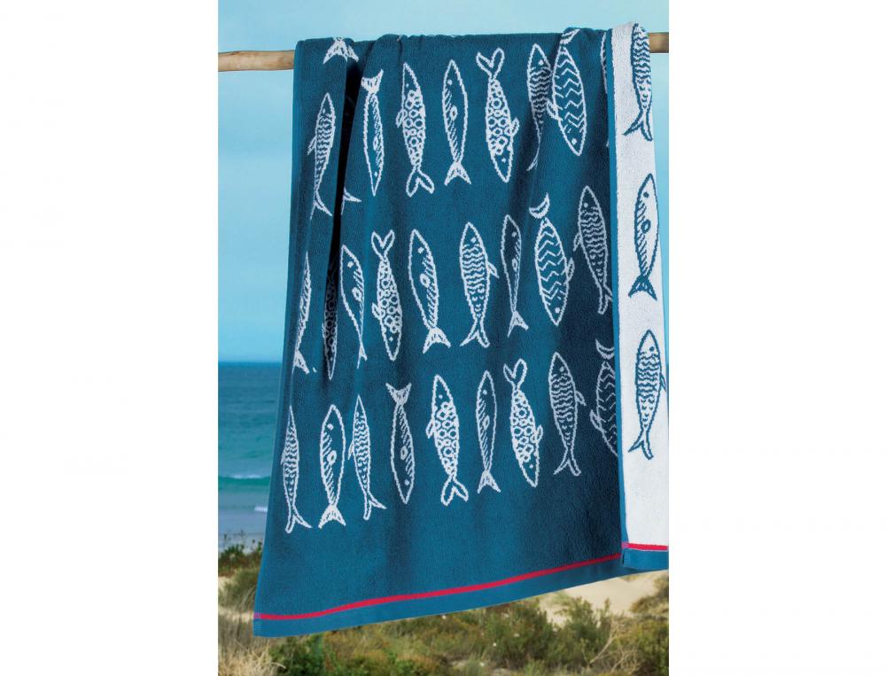 Pack Linge de bain jacquard Du côté de Belle-île