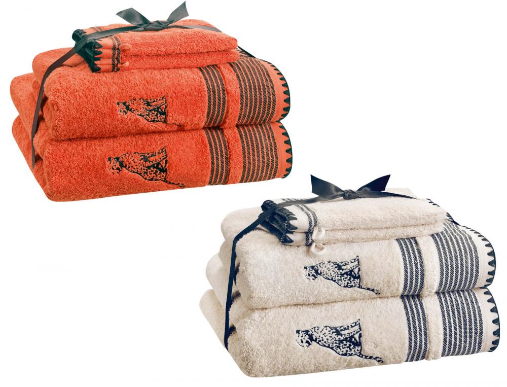 Pack Linge de bain Toile d'ailleurs brodé