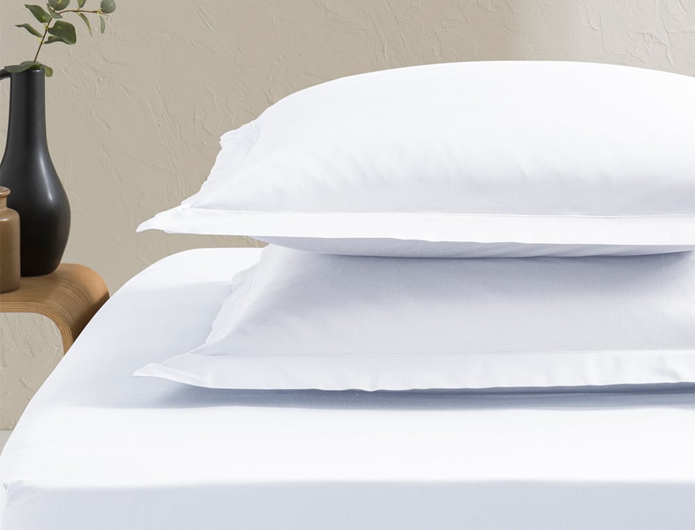 Pack 2 taies d'oreiller Percale