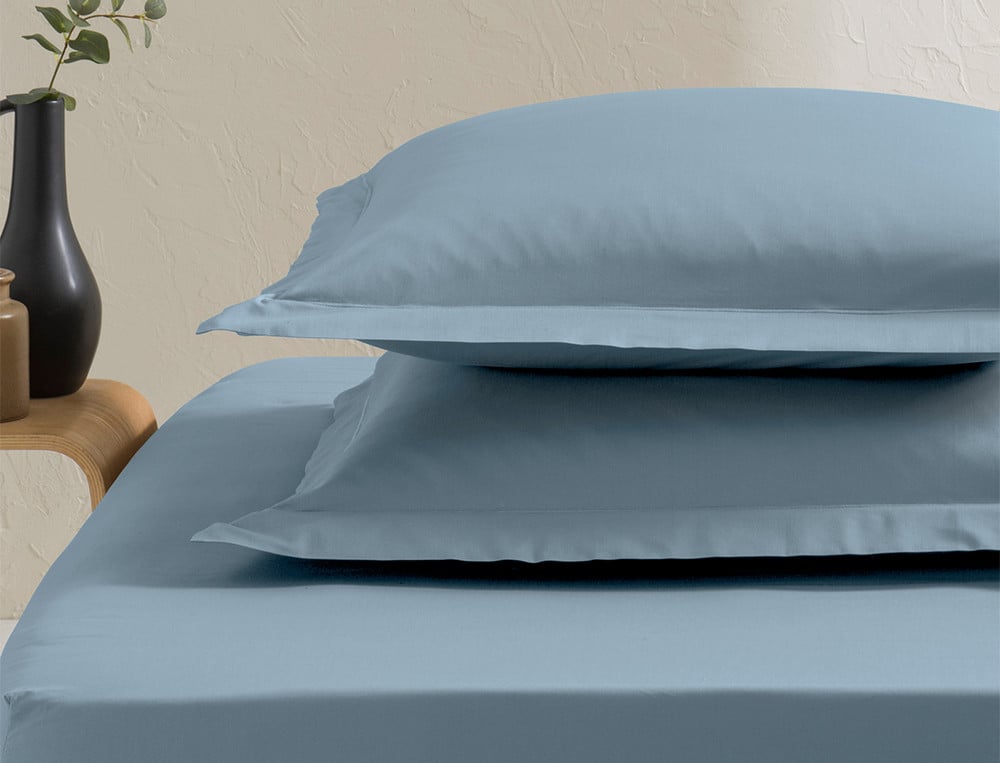 Pack 2 taies d'oreiller Percale