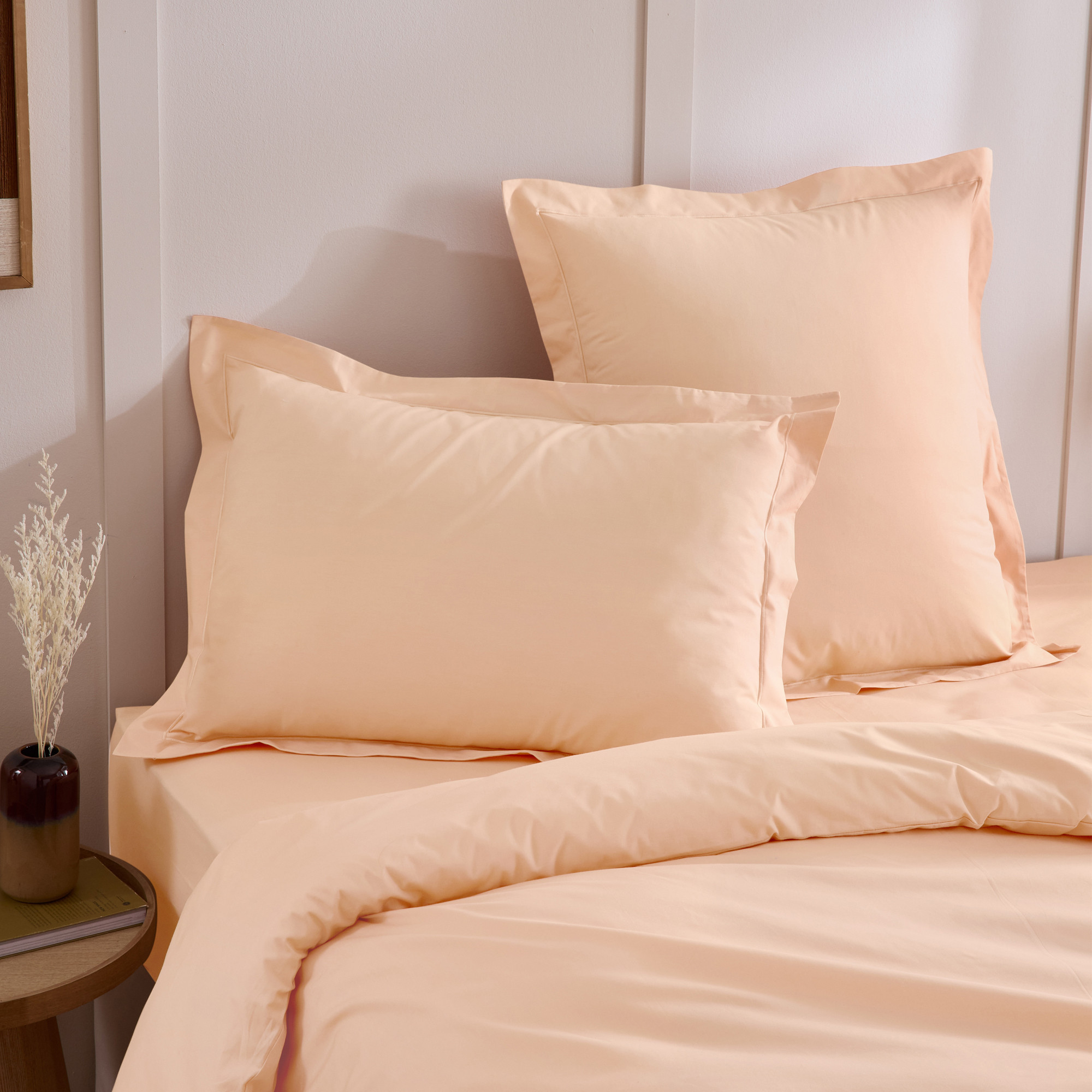 Pack de 2 taies d'oreiller Percale