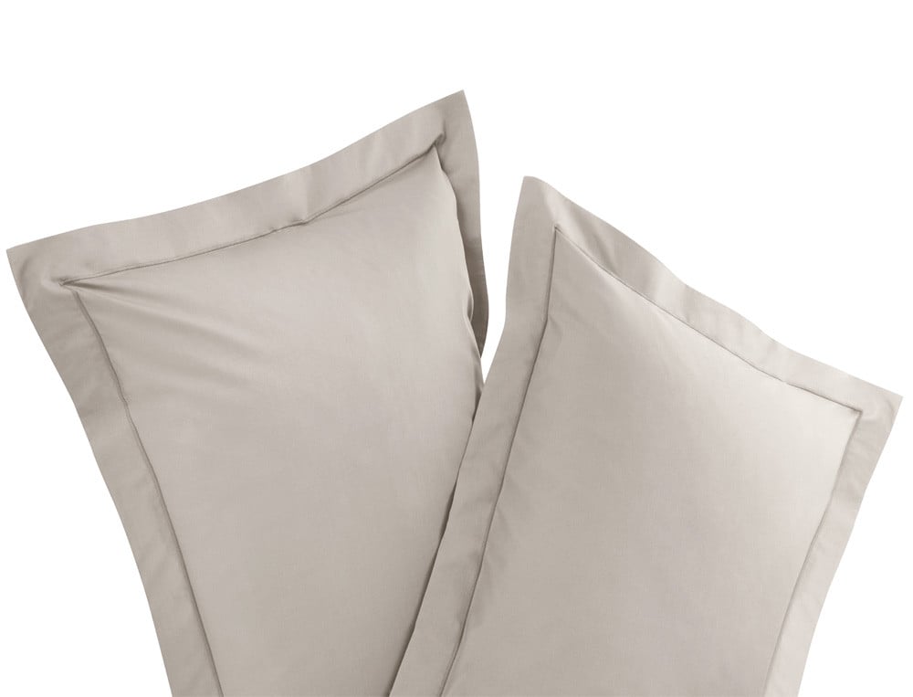 Pack 2 taies d'oreiller Percale