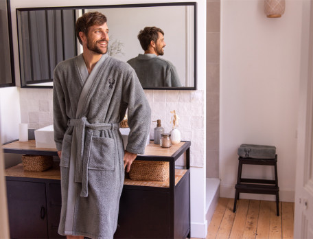 Peignoir homme Dans les bois Linvosges
