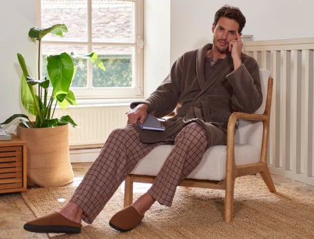 Robe de on sale chambre homme linvosges