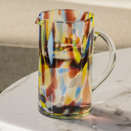Pichet en verre Au gré des canaux