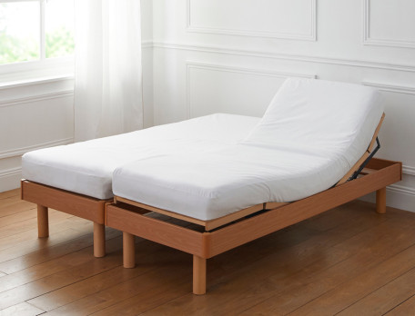 Protège-matelas forme lit double Micro Tencel