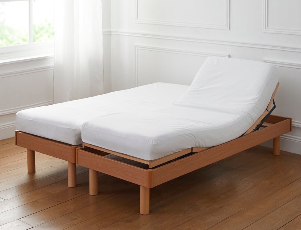 Protège-matelas forme lit double Éponge élastomère 180g/m2 forme housse