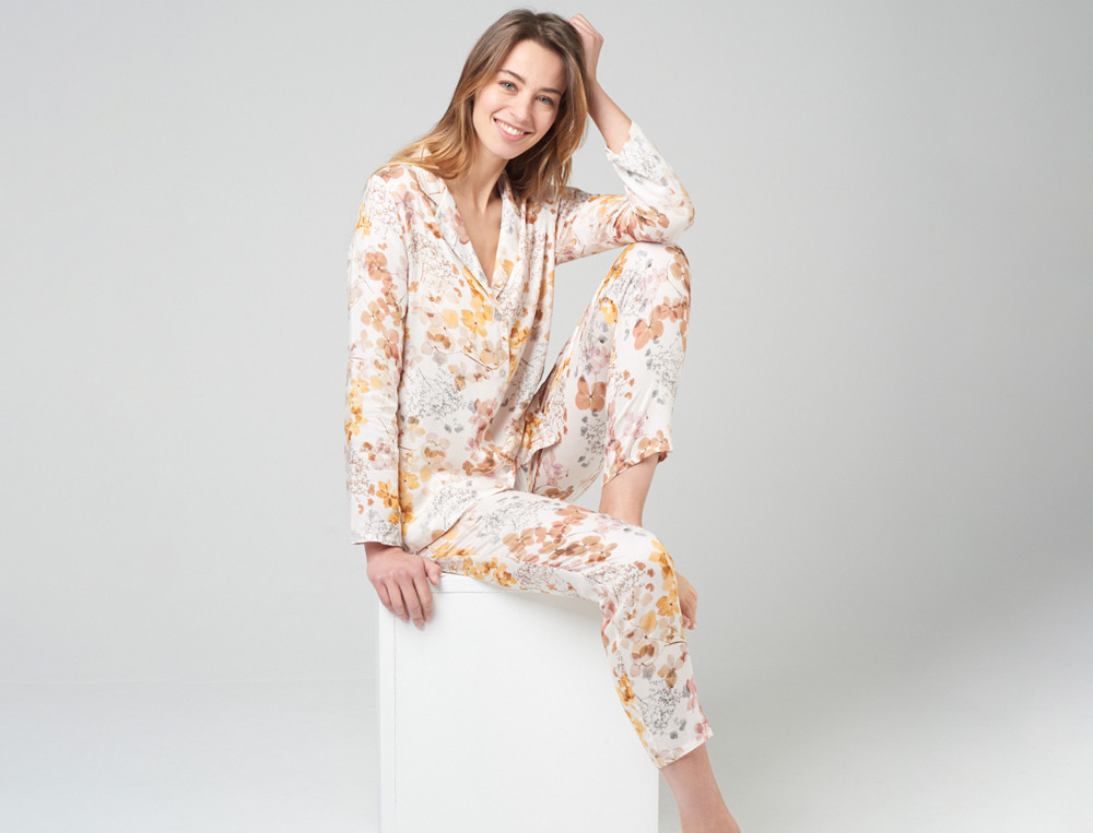 Pyjama imprimé fleuri Douces graminées