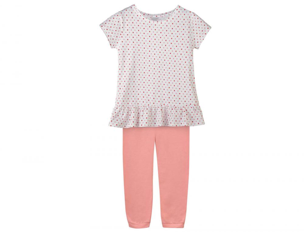 Pyjama enfant fille imprimé Accroche lune