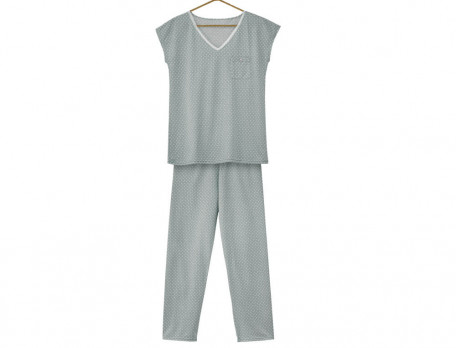 Pyjama jersey coton et modal imprimé Esprit zen