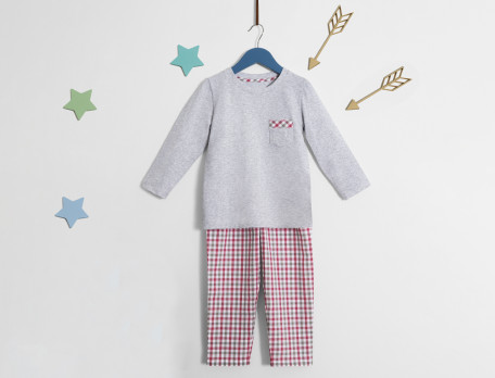 Pyjama enfant garçon coton Balade champêtre