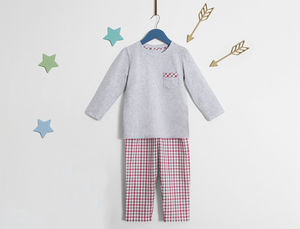 Pyjama enfant garçon coton Balade champêtre