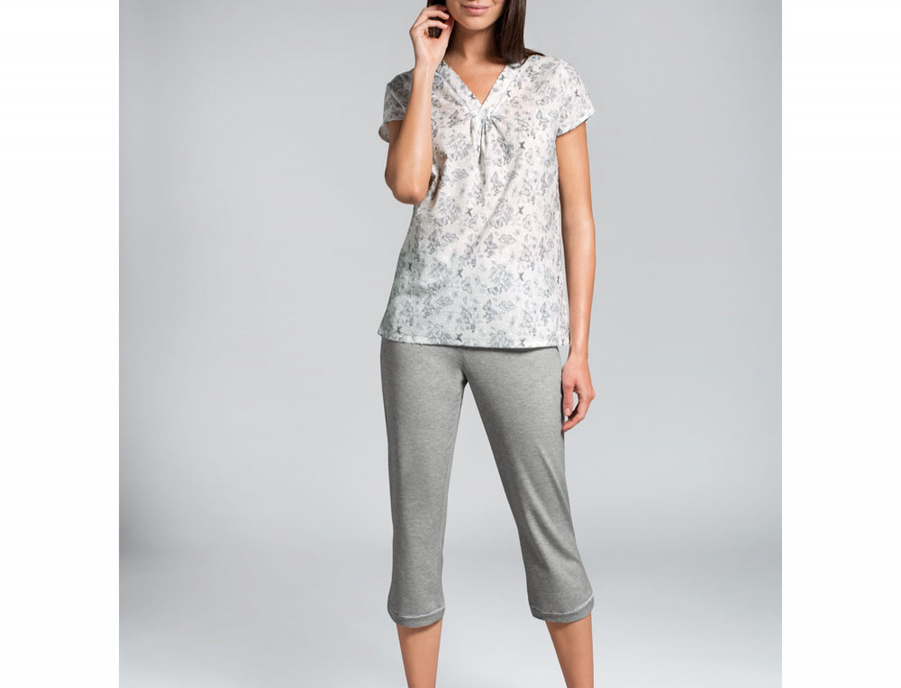 Pyjama Gingko Jersey Baumwolle Linvosges