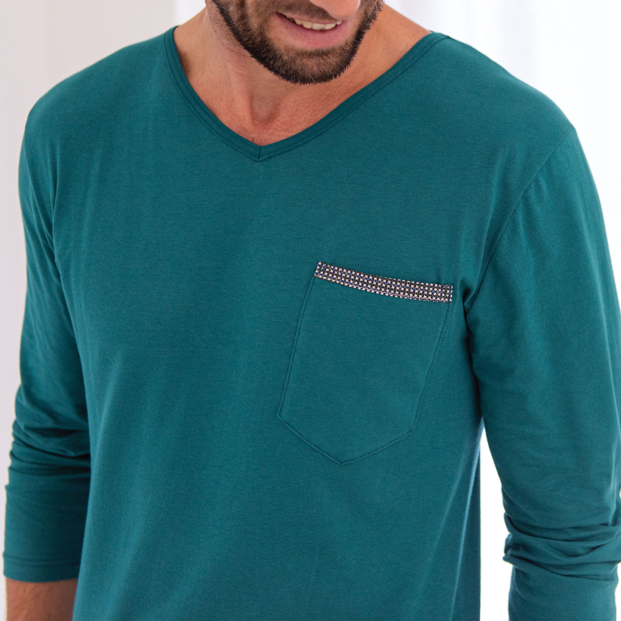 Pyjama homme coton et jersey La Havane