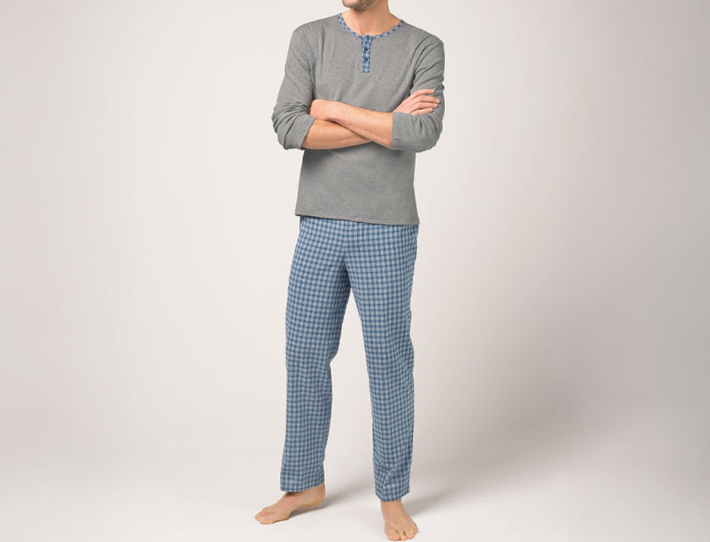 Pyjama homme 100% coton Souffle d'encre