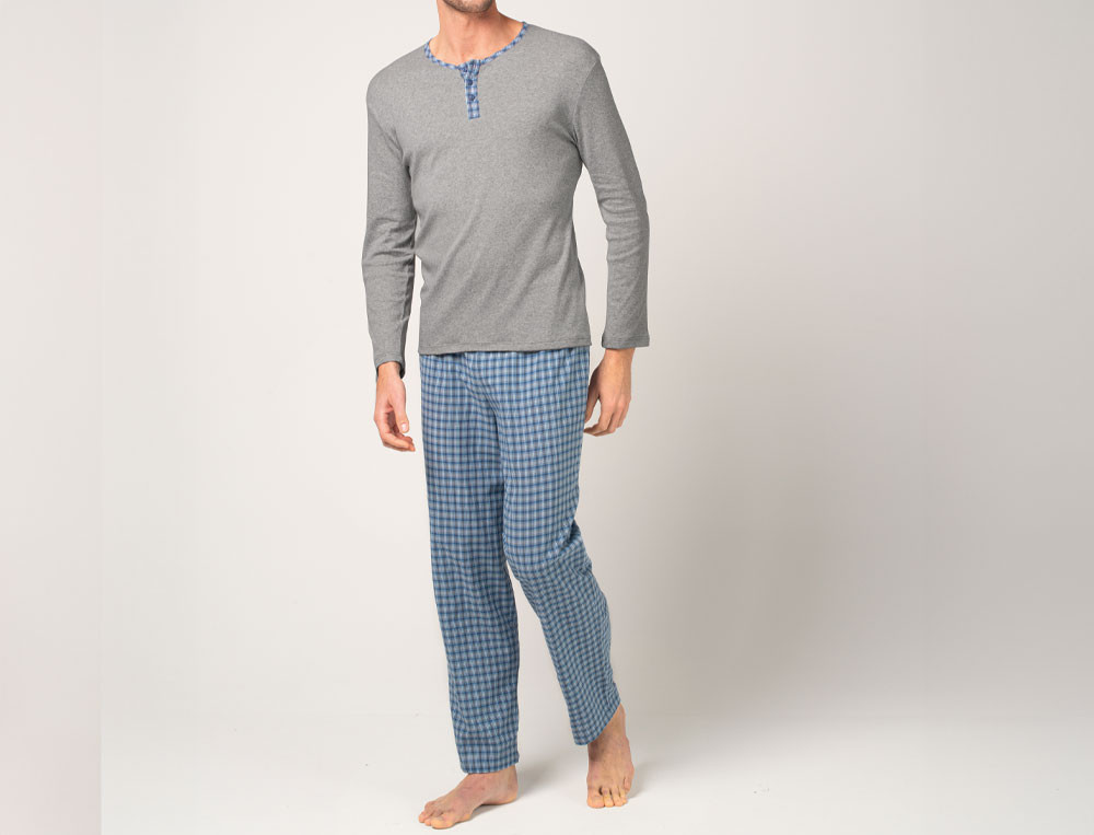 Pyjama homme 100% coton Souffle d'encre