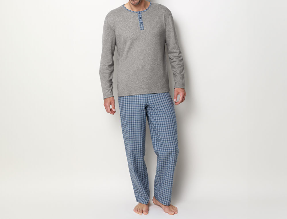 Pyjama homme 100% coton Souffle d'encre