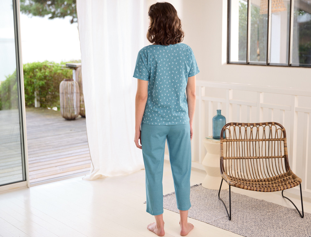 Damenpyjama Maritimer Horizont