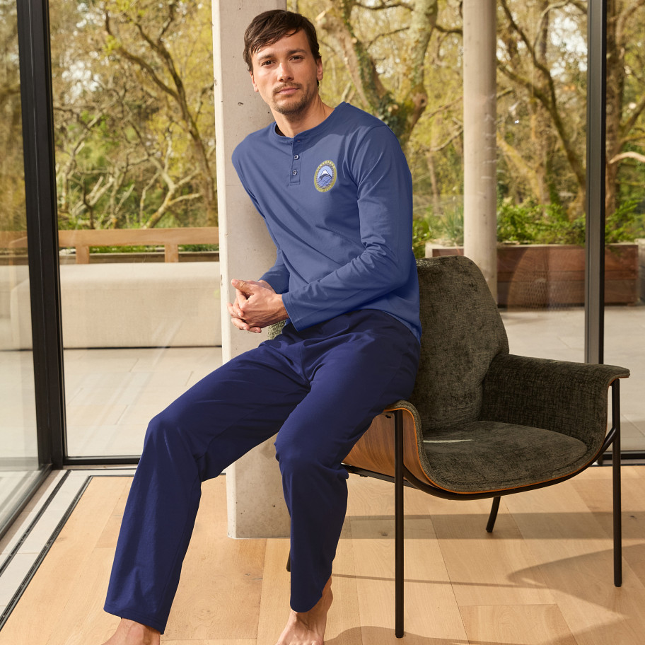 Pyjama long homme Mont fuji