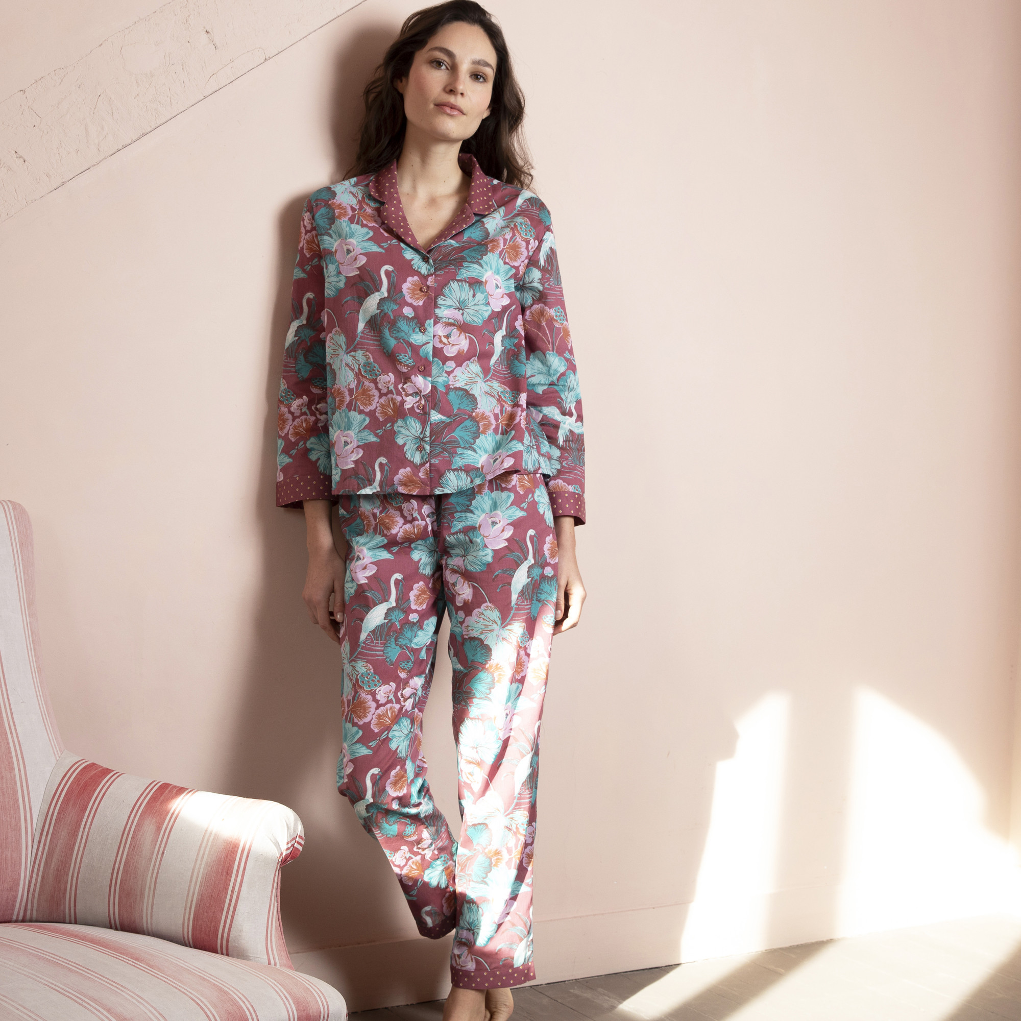 Pyjama Lotustraum 100% Baumwolle