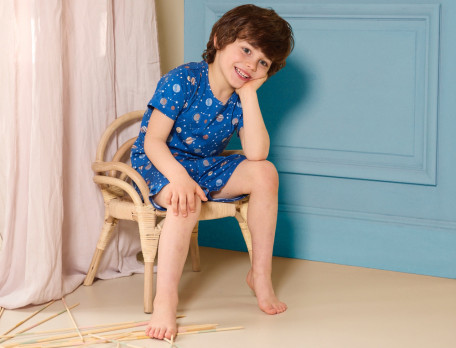 Pyjama-short enfant Voyage dans l’espace