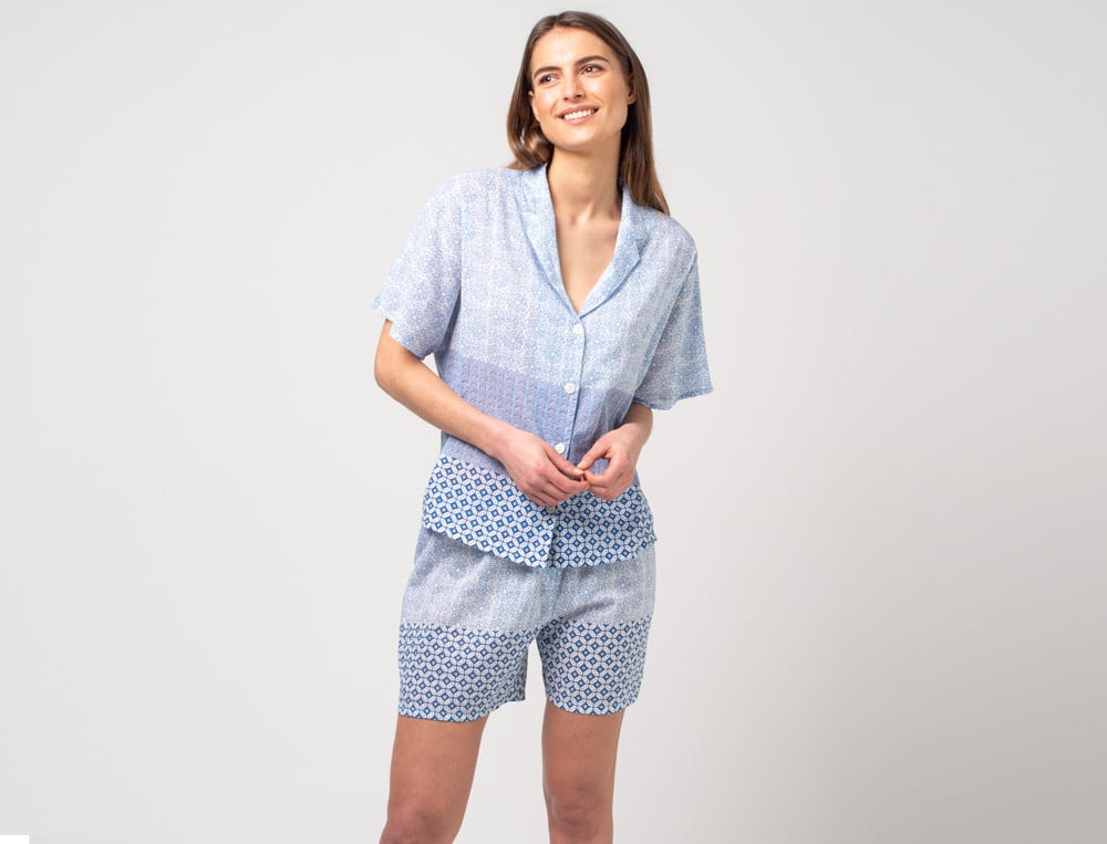 Pyjama short imprimé Rêve de Bali