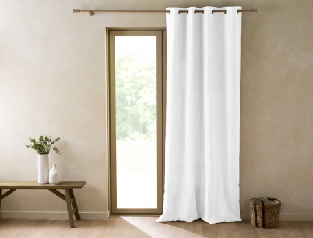 Rideau 100% toile de lin lavé épaisse 330g/m2 Toile de lin