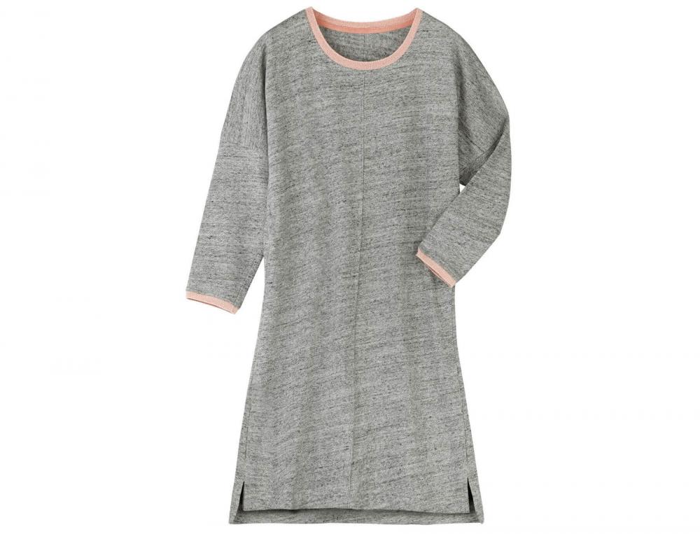 Robe gris chiné Rose d'argent