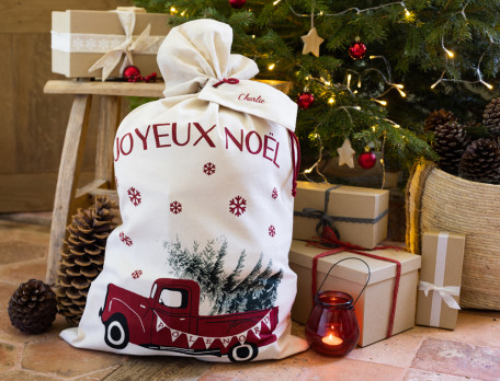 Sac à jouets Noël chéri