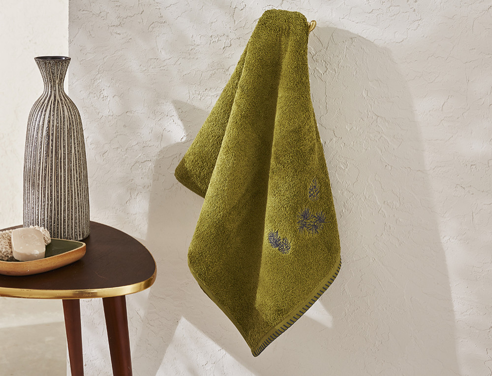 Serviette de bain et serviette invité Forêt de Marly