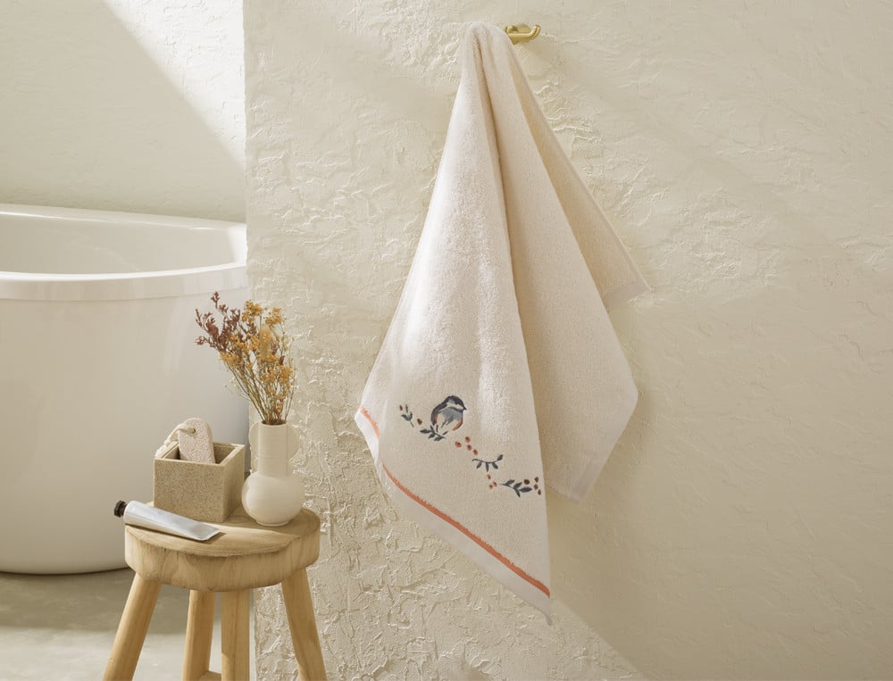 Serviette de bain Mésanges