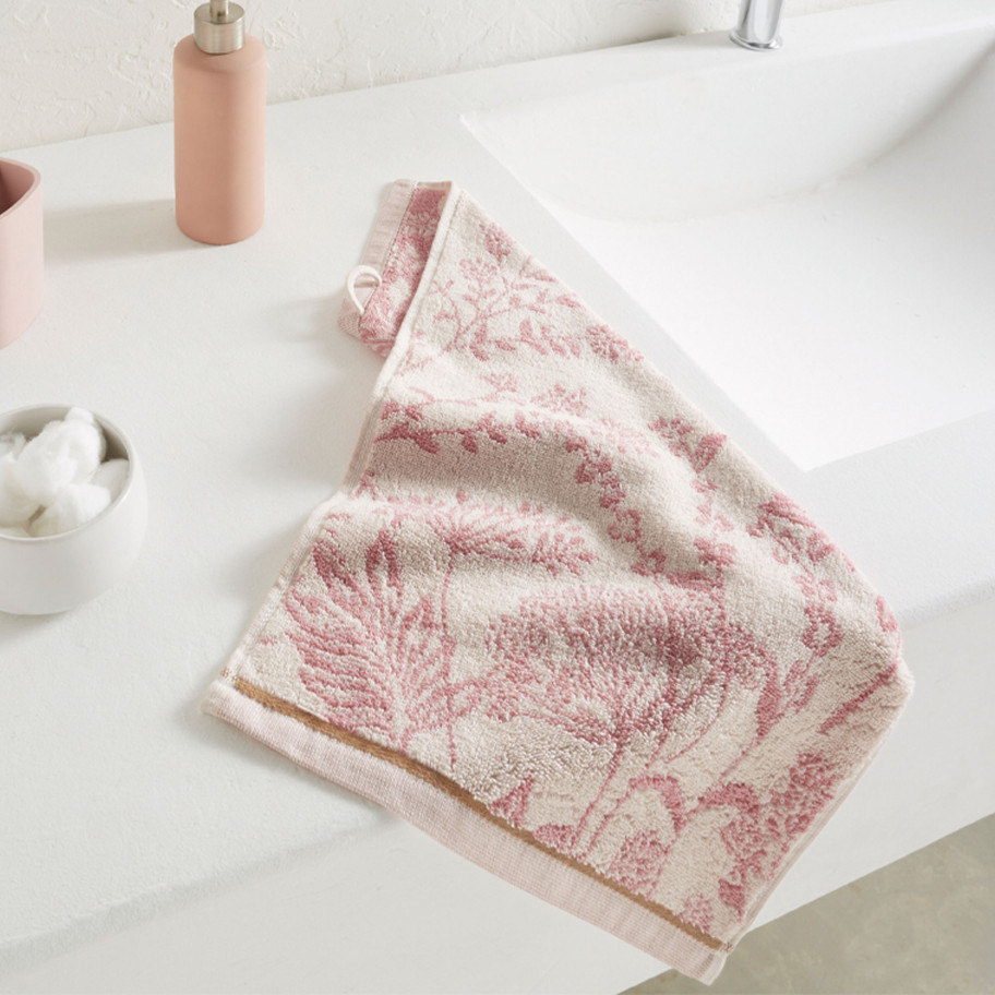 Serviette invité jacquard Balade folk