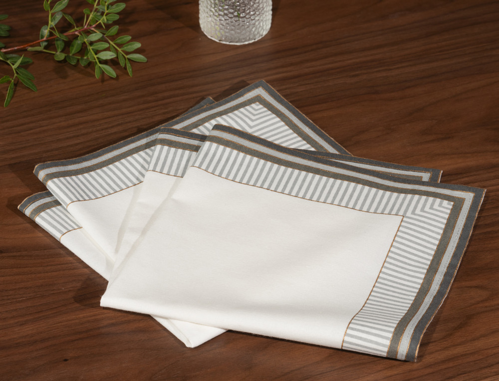 Lot de 2 serviettes de table Réglisse