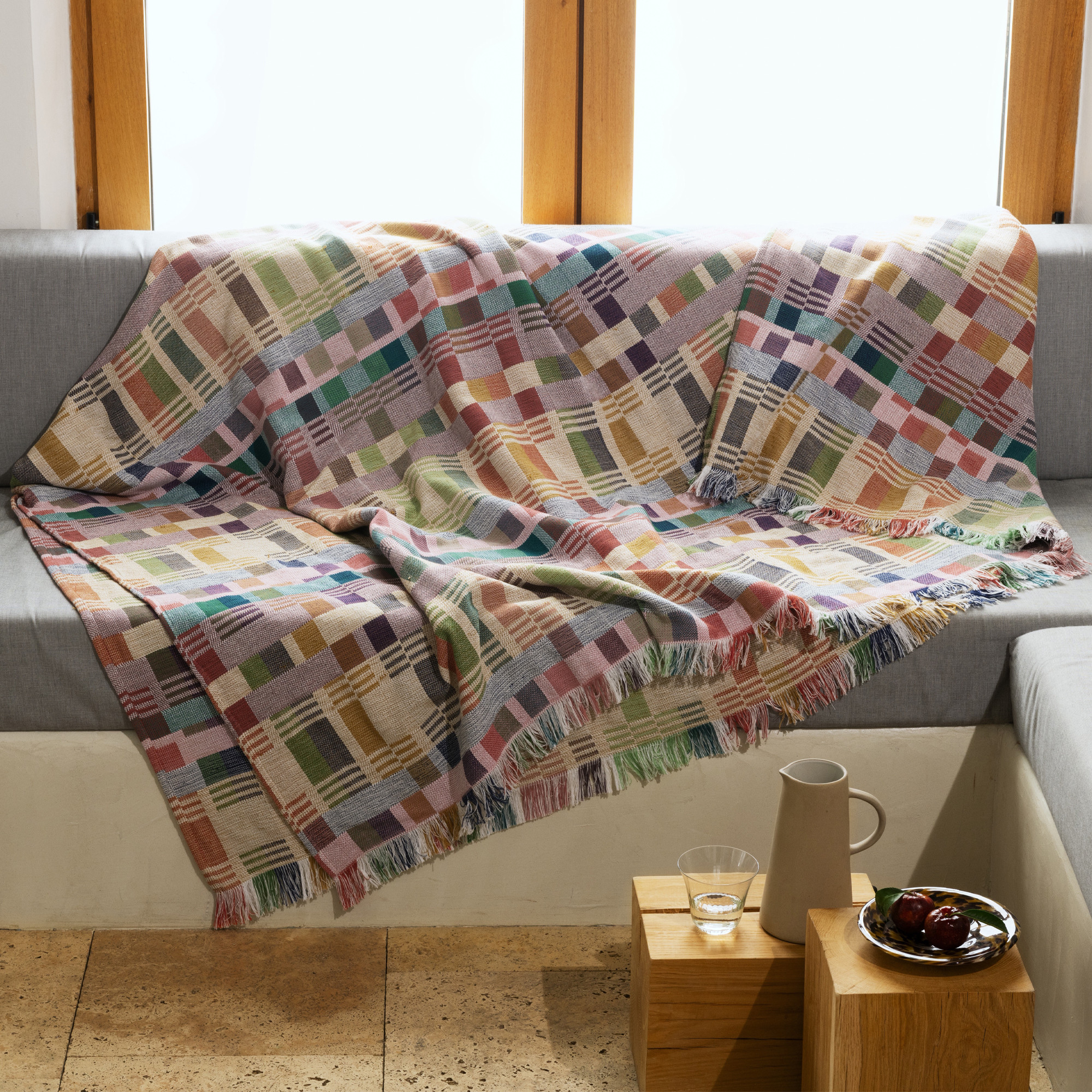 Tagesdecke/Sofaürberwurf - Einfarbig 220X350cm - Mustertanz - Linvosges